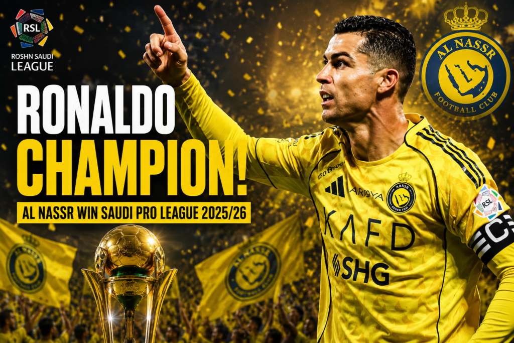 Cristiano Ronaldo Leads Al Nassr to Historic Saudi League Triumph